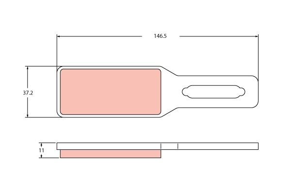 Citroen DS Ön Aks Disk Balata TRW