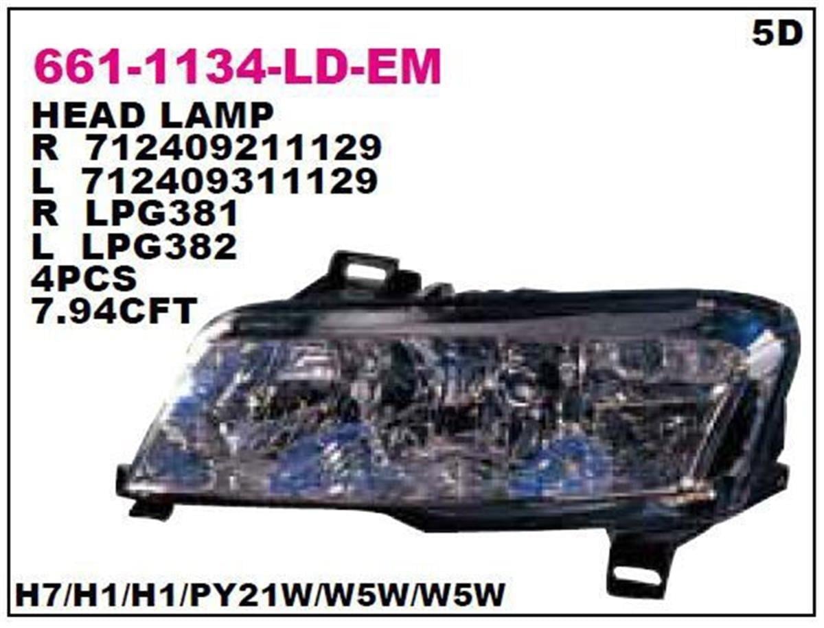 Berlingo Far Sol (96-02) Depo 6204P6