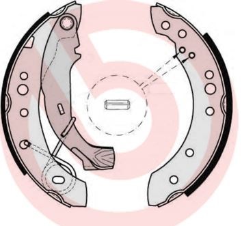 Citroen C2 C3 Dacia Logan Fren Pabucu BREMBO