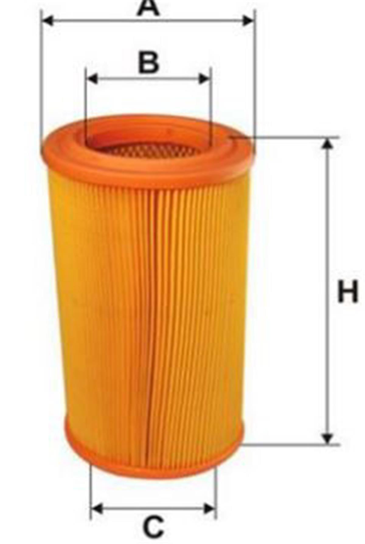 Citroen Berlingo Peugeot 306 Partner Dizel Hava Filtresi Grat