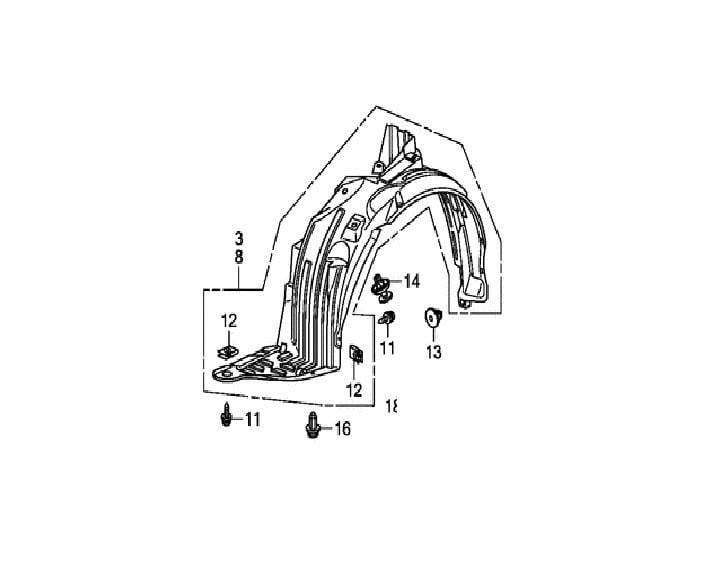 Honda City Ön Çamurluk Davlumbazı Sağ DOGAN-