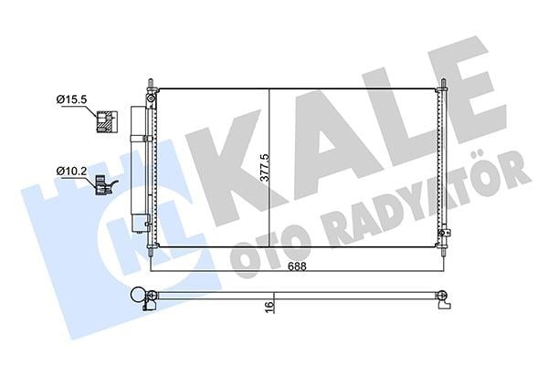 Honda City Kondenser KALE-RADYATOR