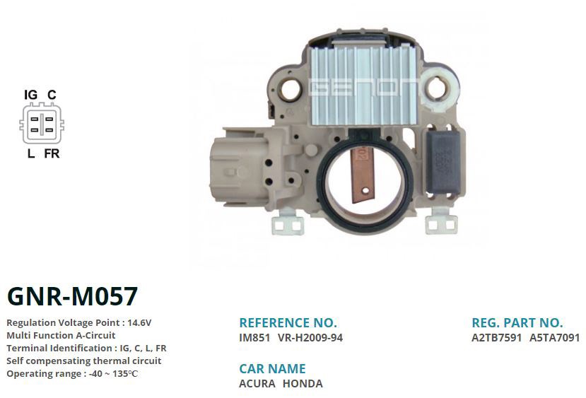 Honda Civic 4 Fiş 1.4 1.6 Motor Alternatör Konjektörü GENON