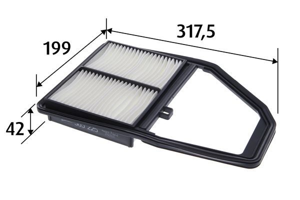 Honda Civic Hava Filtresi Çanta Tipi VALEO