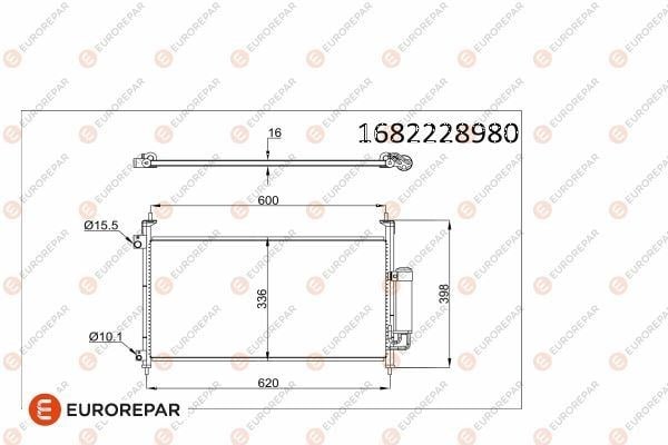 Honda Civic Klima Radyatörü Kondenser [06->] EUROREPAR