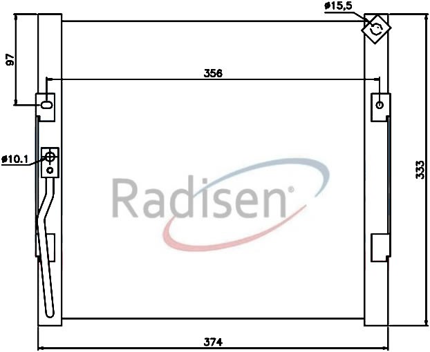 Honda Civic Klima Radyatörü RADISEN