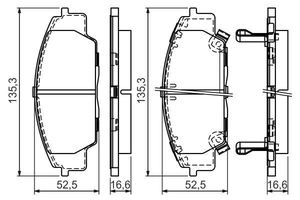 Honda Civic S2000 Ön Fren Balatası BOSCH