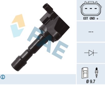 Honda Civic Ateşleme Bobini 1.4L L13Z1 L13Z4 FAE