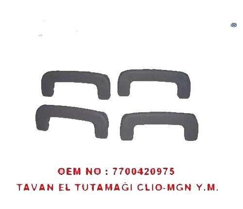 Renault Clio Tavan El Tutamağı Kolçak Gri BARAN