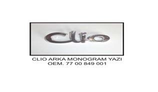 Renault Clio Arka Yazı Küçük Harf KAYA