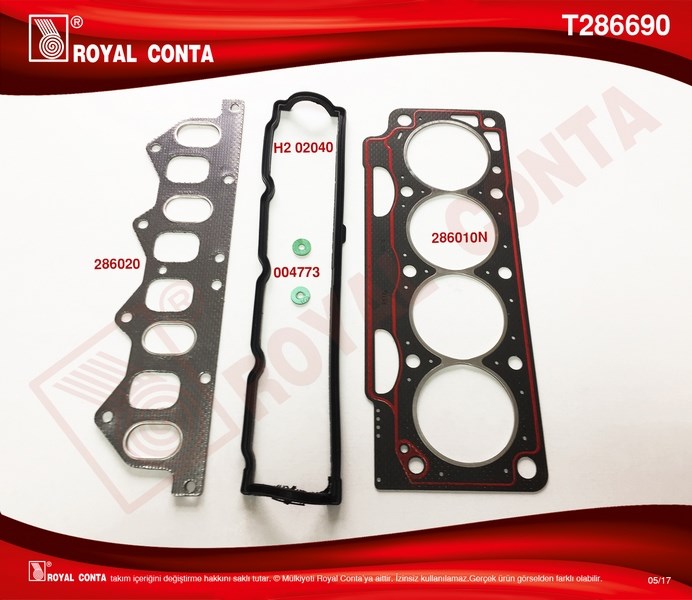 Renault Clio Laguna Megane 1.8 2.0 Üst Takım Conta Keçesiz ROYAL