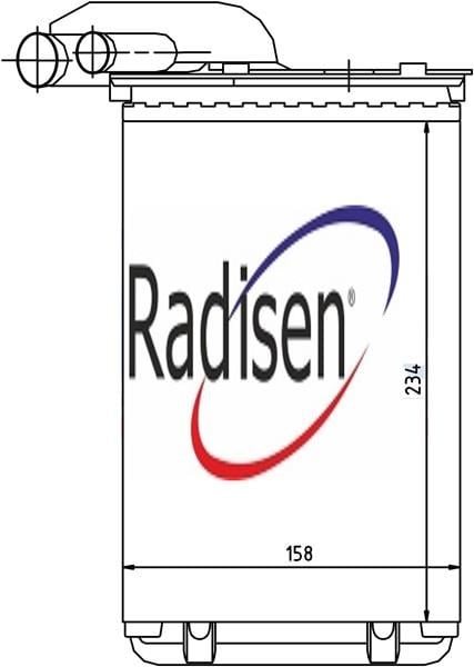 Renault Clio I Kalorifer Radyatörü RADISEN