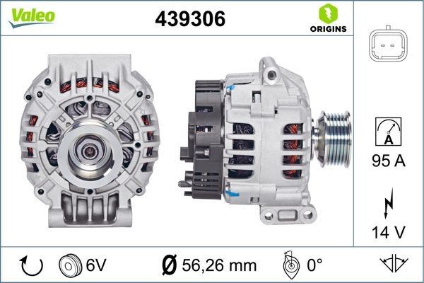 Renault Clio II Kangoo Laguna I-II Thalia I-II Megane I Logan Alternatör 14V... VALEO