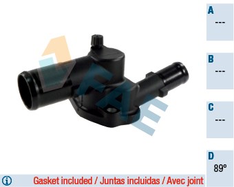 Renault Termostat 89 C FAE