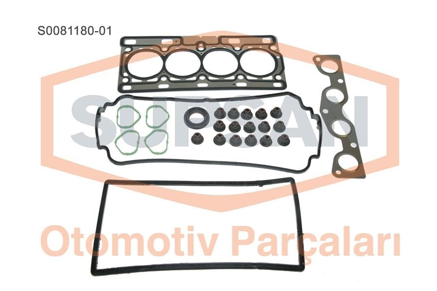 Renault Clio 2 1.2 16V Üst Takım Conta SUPSAN