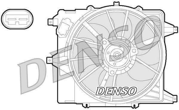Renault Clio II Radyatör Fan Motoru DENSO