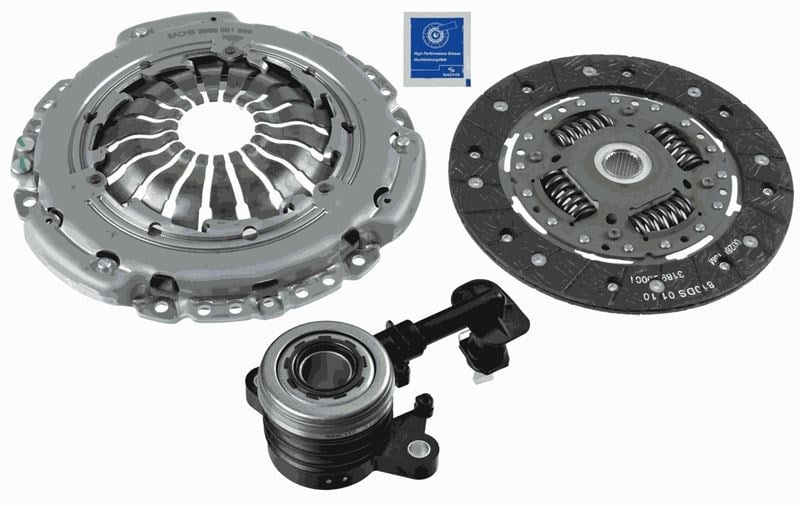 Renault Clio 2 Debriyaj Seti Baskı Disk Balata SACHS