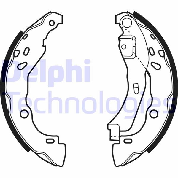 Renault Clio 2 4 Clio Symbol 2 3 Dacia Sandero Logan 2 Arka Fren Pabuç Balatası DELPHI