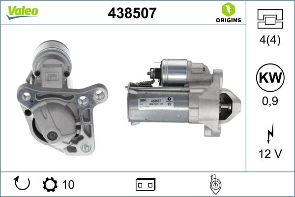 Renault Clio 2 Clio 3 Laguna 1 Laguna 2 Megane 1 Megane 2 Trafic 2 Marş... VALEO