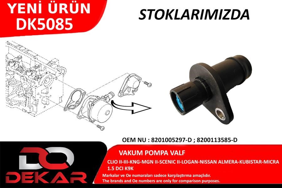 Renault Clio II III Kangoo Megane II Scenic II Logan Nissan Almera Micra... DEKAR