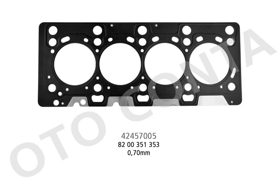 Renault Clio 2 Silindir Kapak Contası 0.70mm OTOCONTA