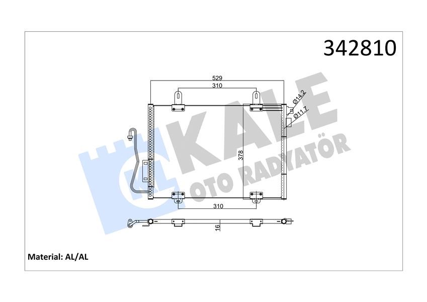 Renault Clio II Klima Kondenseri KALE-RADYATOR