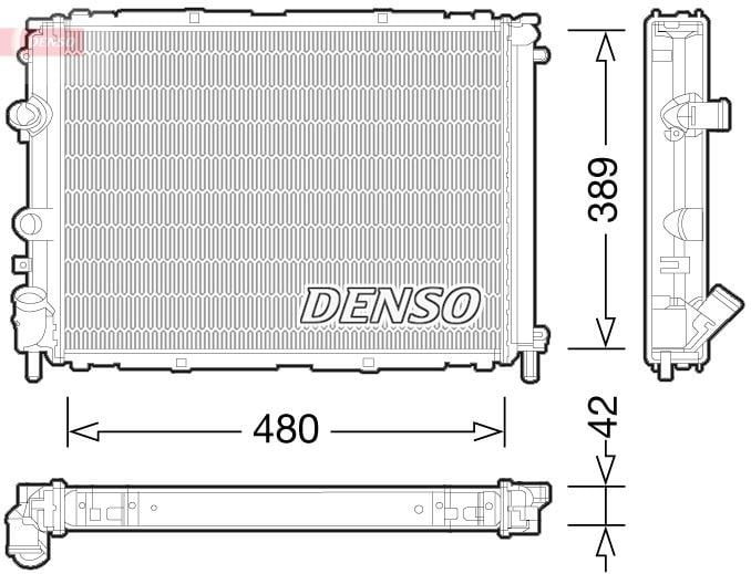 Renault Clio 2 Motor Su Radyatörü DENSO
