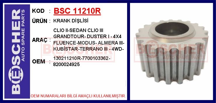 Renault Clio 2 Clio 3 Duster Fluence Modus Nissan Almera 3 Kubistar Krank... BESCHER