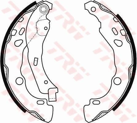 Renault Clio II Clio IV Clio Symbol Dacia Sandero Logan Arka Fren Pabuç Balatası TRW