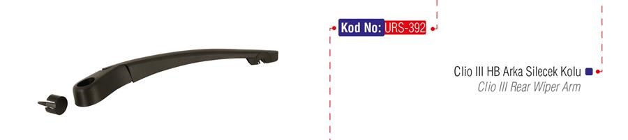 Renault Clio 3 Arka Silecek Kolu URS