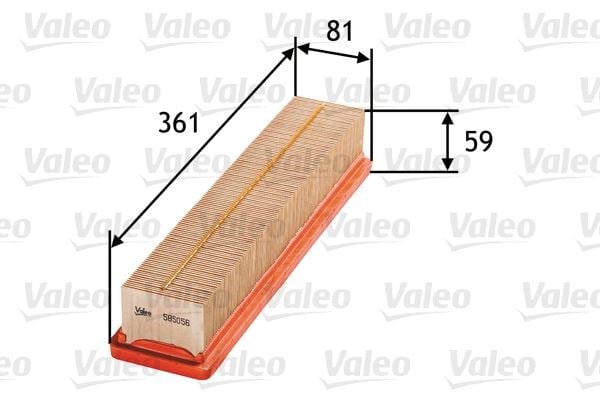 Renault Clio III Hava Filtresi 1.2 16V D4F VALEO