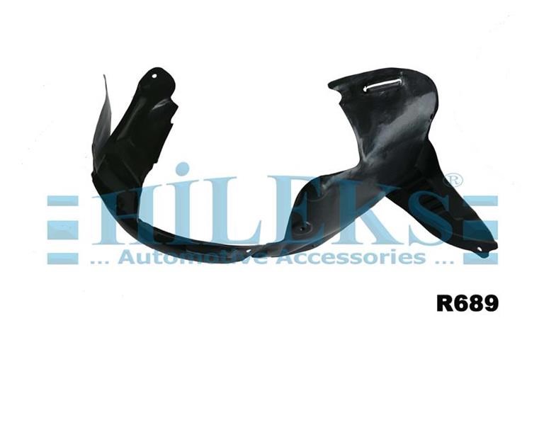 Renault Clio III Symbol Ön İç Sağ PVC Çamurluk Davlumbazı HILEKS