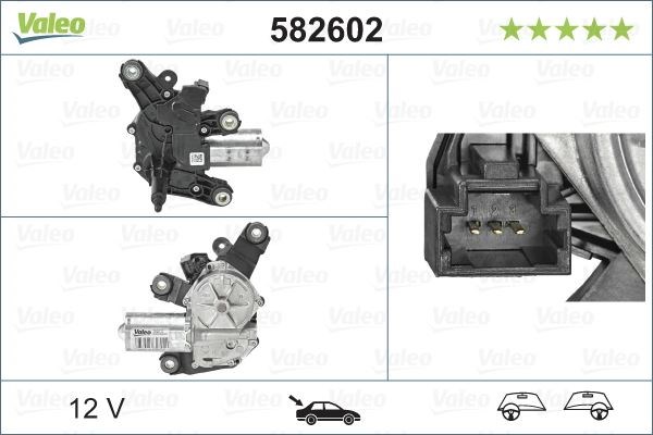 Renault Clio IV Captur Zoe Arka Silecek Motoru VALEO