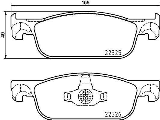 Renault Clio IV Ön Fren Balatası BREMBO