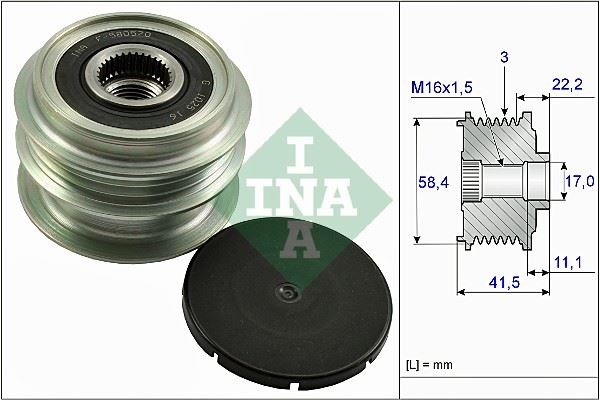Renault Clio IV Alternatör Rulmanı INA