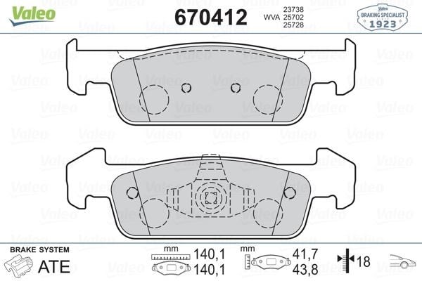 Renault Clio 4 Ön Balata VALEO