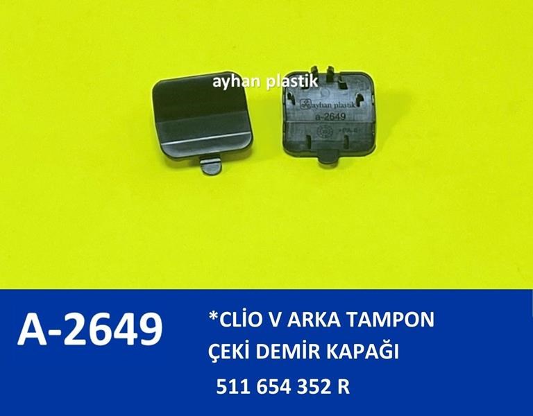 Renault Clio V Arka Tampon Çeki Demir Kapağı AYHAN