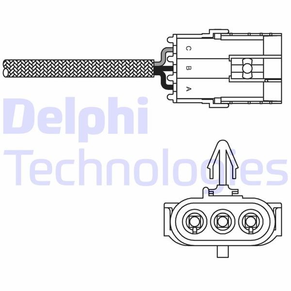 Renault Clio Kangoo Oksijen Sensörü DELPHI