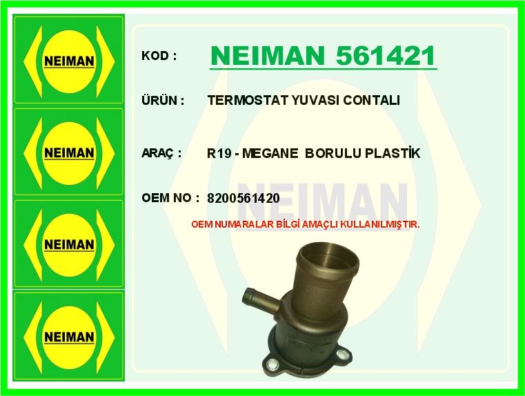 Renault Clio Kangoo Megane Dacia Logan 1.4-1.6 K4J-K4M Alüminyum Termostat... BESCHER