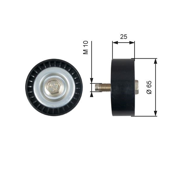 Jeep Compass Patriot Chrysler Sebring Alternatör Gergi Rulmanı Vidalı GATES
