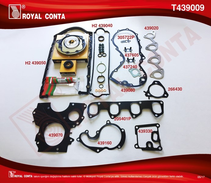 Ford Connect 1.8 TDCI Focus 1 1.8 TD Motor Takım Conta Keçeli Subap Lastikli ROYAL