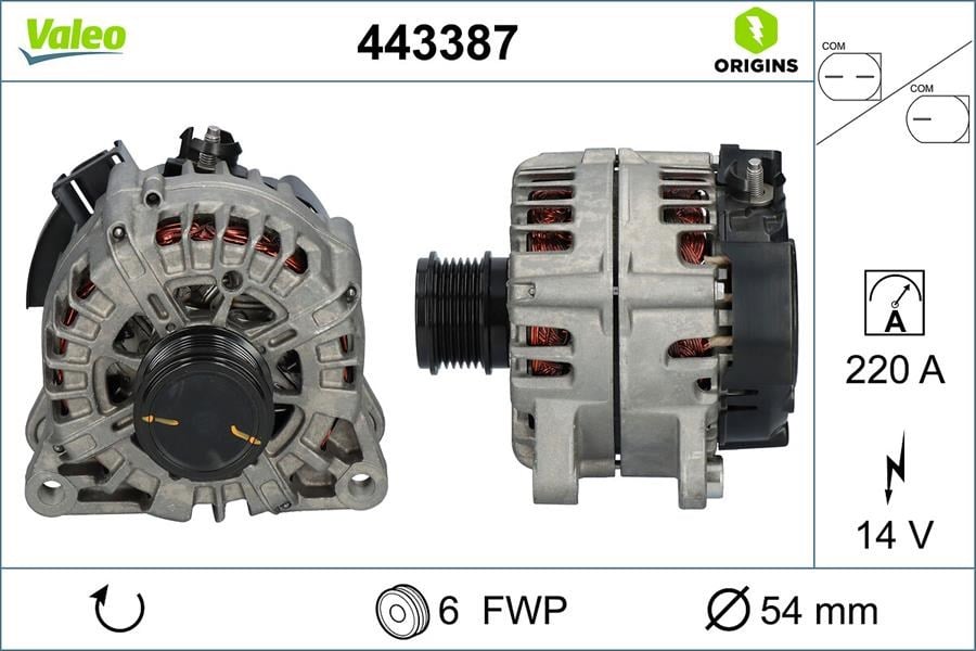 Ford Connect Kuga III Alternatör 1.5 EcoBlue 2.0 EcoBlue VALEO