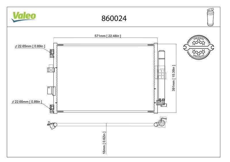 Ford Connect Klima Radyatörü VALEO