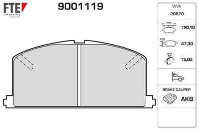 Toyota Corolla Starlet Ön Fren Balatası VALEO