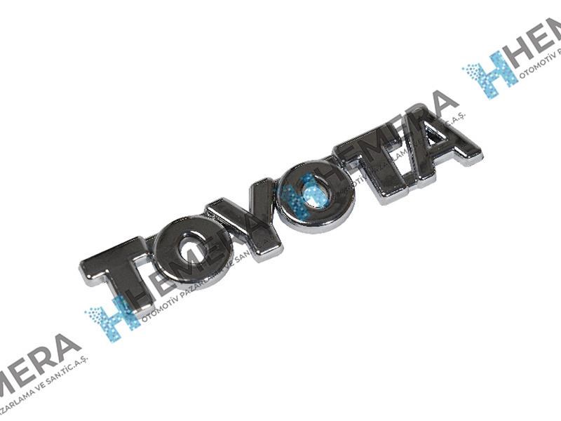 Toyota Corolla Bagaj Kapağı Toyota Yazısı TAIWAN