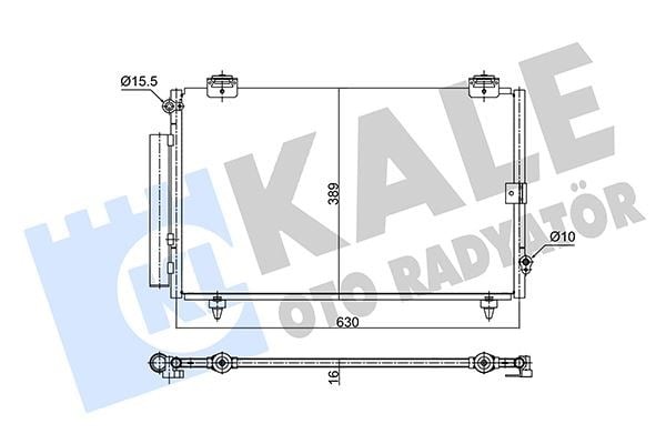 Toyota Corolla Klima Kondenseri KALE-RADYATOR