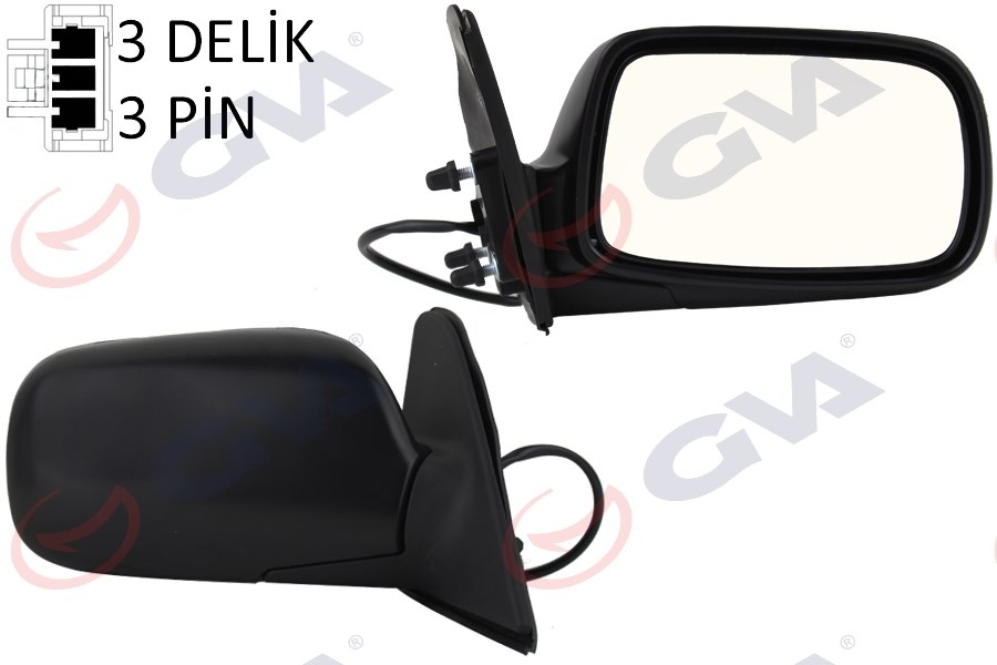 Toyota Corolla Sağ Dış Dikiz Aynası Elektrikli Isıtmalı Konveks GVA