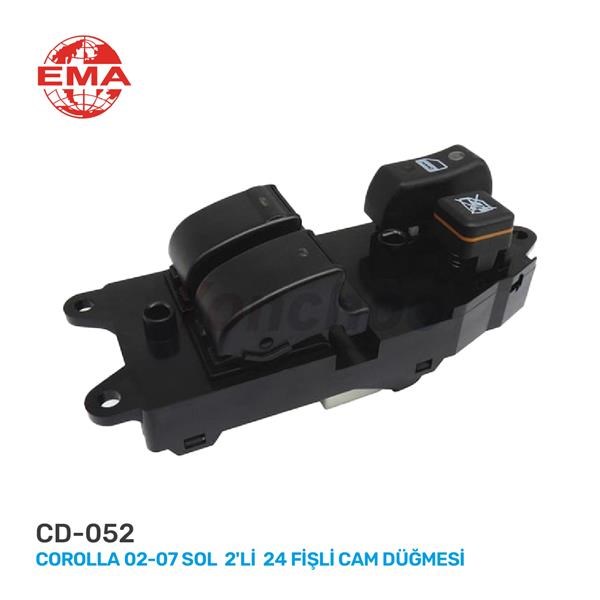 Toyota Corolla Sol Cam Açma Anahtarı [2002-2007] [Cam ve Kapı Kilitleme... EMA