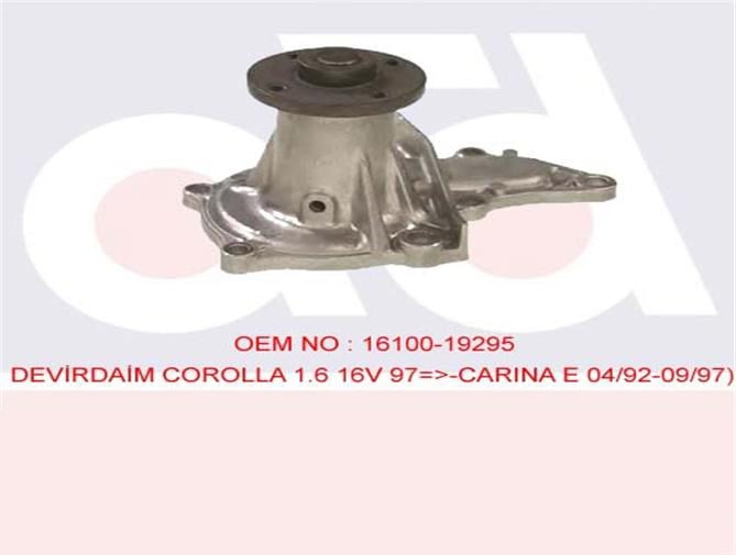 Toyota Corolla Devirdaim Su Pompası 1.6L Enjeksiyonlu THERMAX