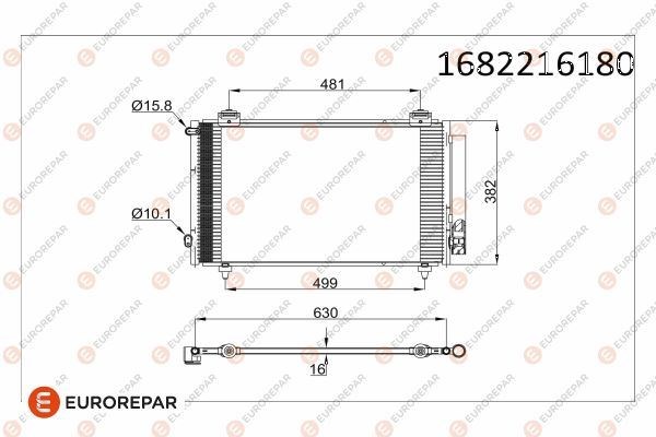 Toyota Corolla Verso Klima Radyatörü Kondenser [Kurutuculu] EUROREPAR